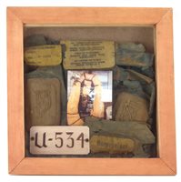 Lot 64 - WW2 German U-Boat life jacket relics from U-534