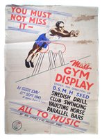 Lot 67 - Stalag 383 Prisoner of War posters, program and signed copy of 'Memories of Stalag 383