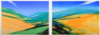 Lot 188 - Neil Canning, "Flow" and "Gold" signed screenprints (2).