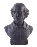 Lot 308 - Wedgwood Shakespeare black basalt bust