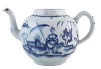 Lot 118 - Extremely rare Lowestoft punch pot circa 1765
