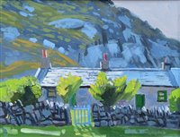 Lot 330 - Paul Greer, 20th century, "Rhyd Ddu", oil.