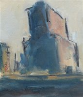 Lot 359 - Ghislaine Howard, "Demolition Scene, Salford No.5", oil.