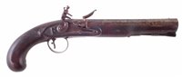 Lot 171 - Flintlock belt pistol