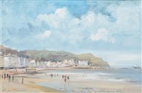 Lot 407 - Ivan Taylor, "Llandudno, North Wales", oil.