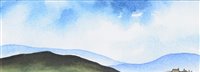 Lot 443 - Trevor Grimshaw, "Cottage on the Moor", watercolour.